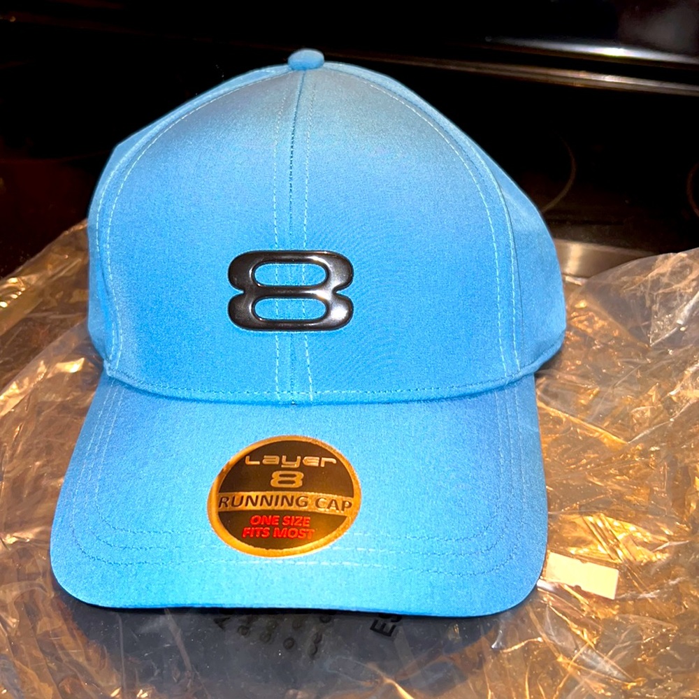 Layer 8 Blue Running Cap
